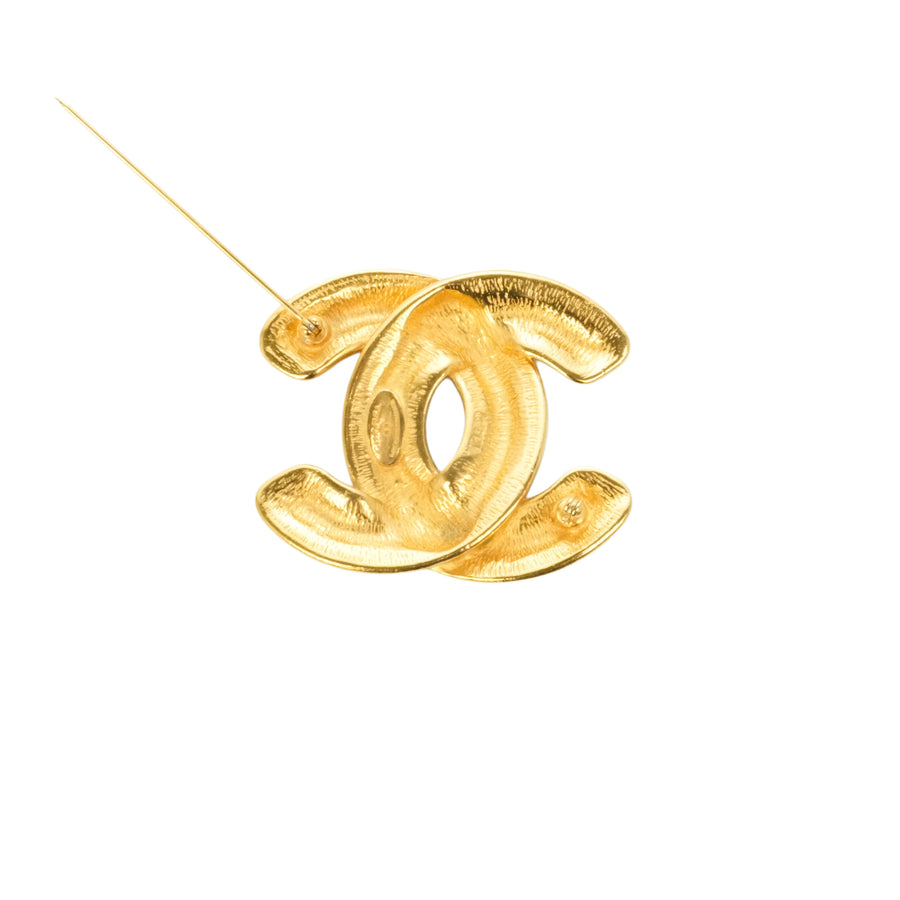 CHANEL Coco Mark Matelassé Brooch