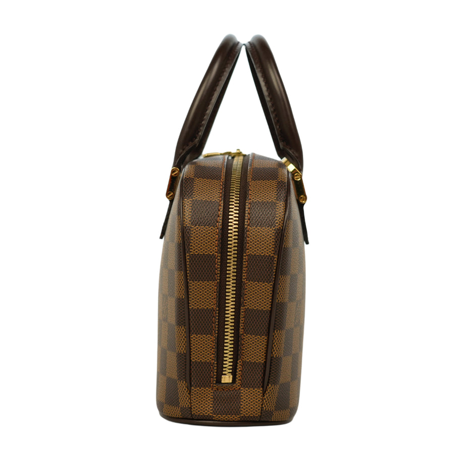 LOUIS VUITTON Damier Saria Mini Canvas Handbag