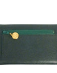 CHANEL 1996–1997 Coco Mark Caviar Leather Bi-Fold Long Wallet