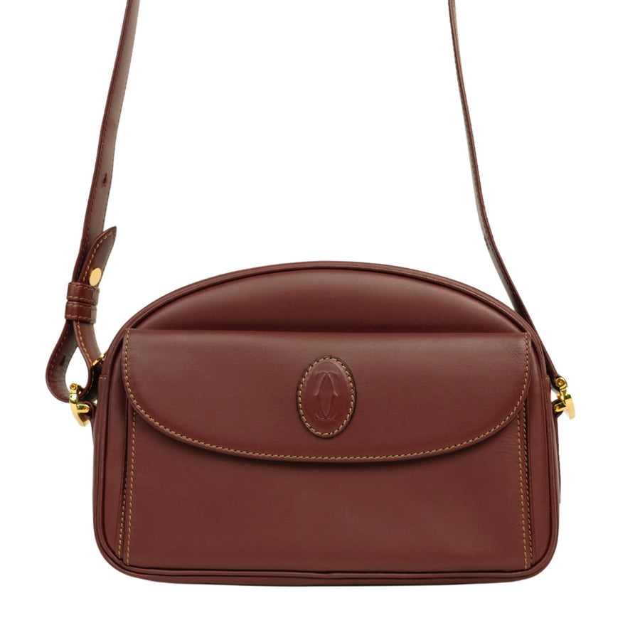 CARTIER Must Line Bordeaux Shoulder Bag