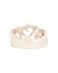 TIFFANY & CO. SV925 Paloma Picasso Triple Loving Heart Ring