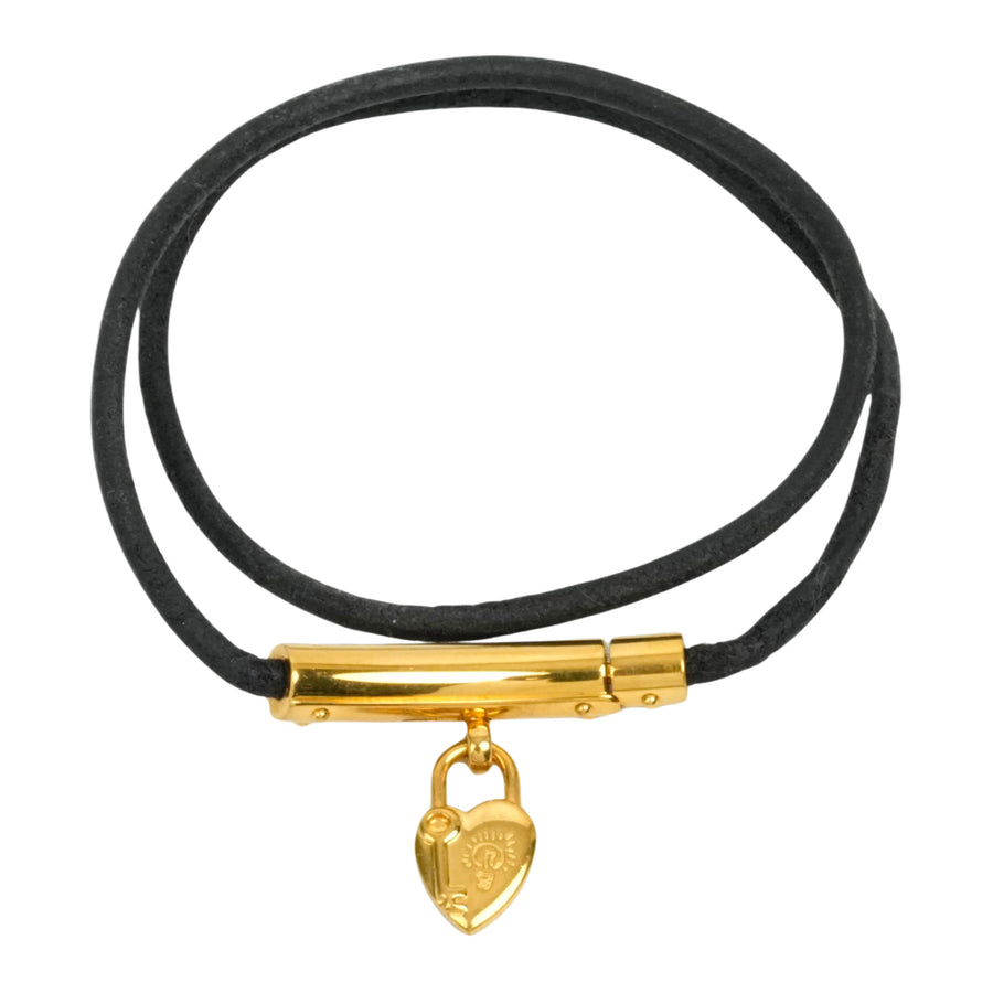 HERMES Vivier Heart Padlock Choker