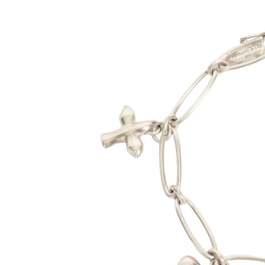 TIFFANY & CO. SV925 Elsa Peretti 5-Charm Bracelet