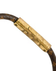LOUIS VUITTON Monogram LV Confidential Bracelet M6334F