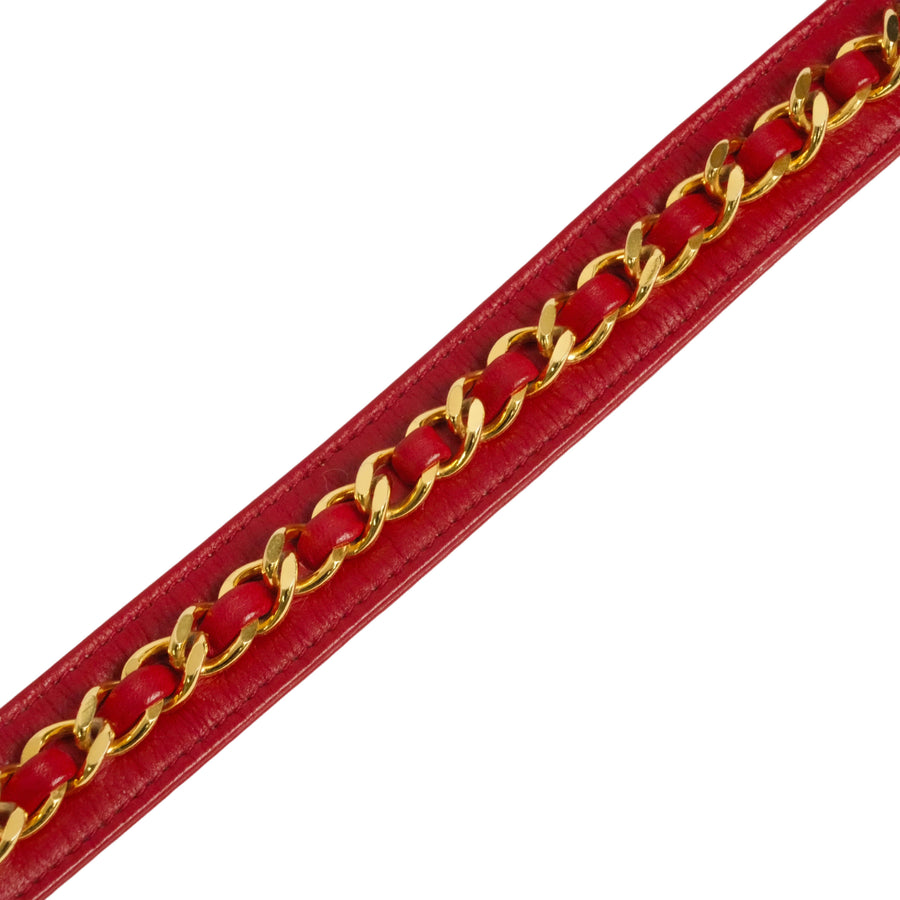 CHANEL Coco Mark Chain Buckle Belt