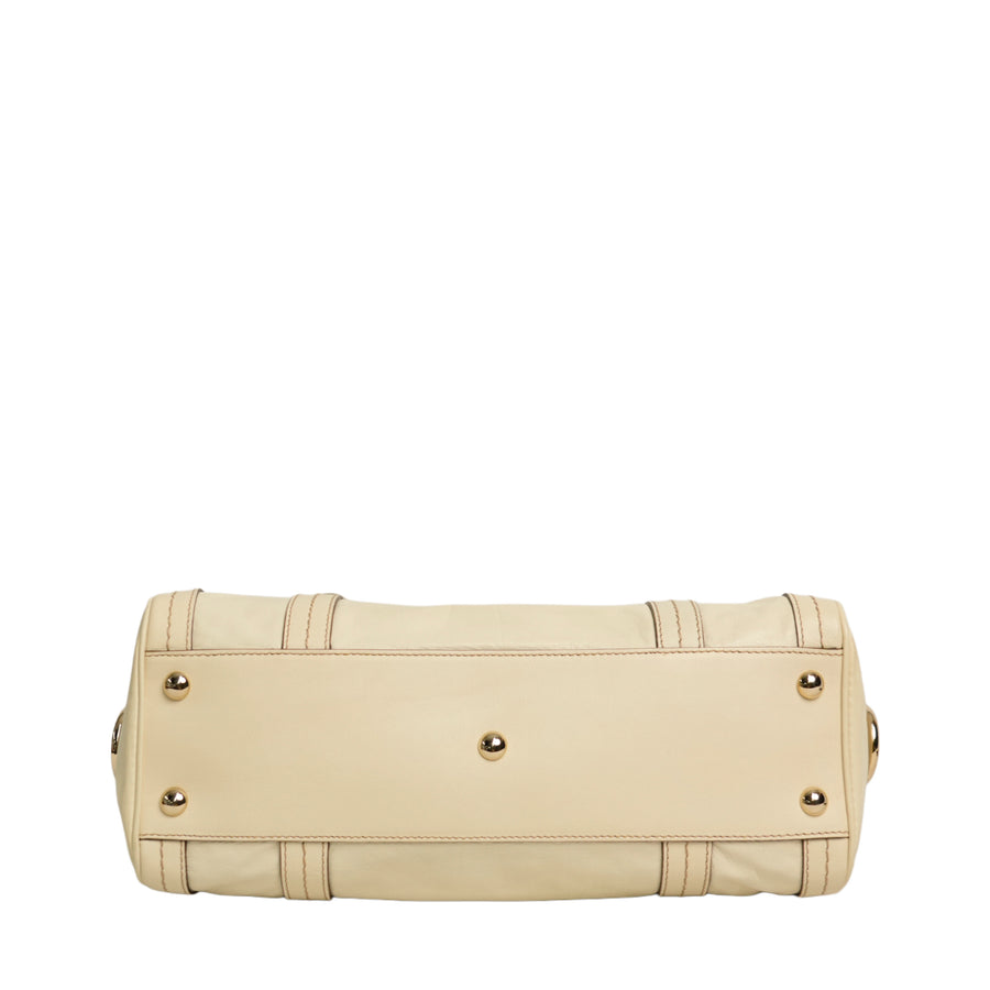 GUCCI Diamante Ribbon Boston 30 Handbag　
