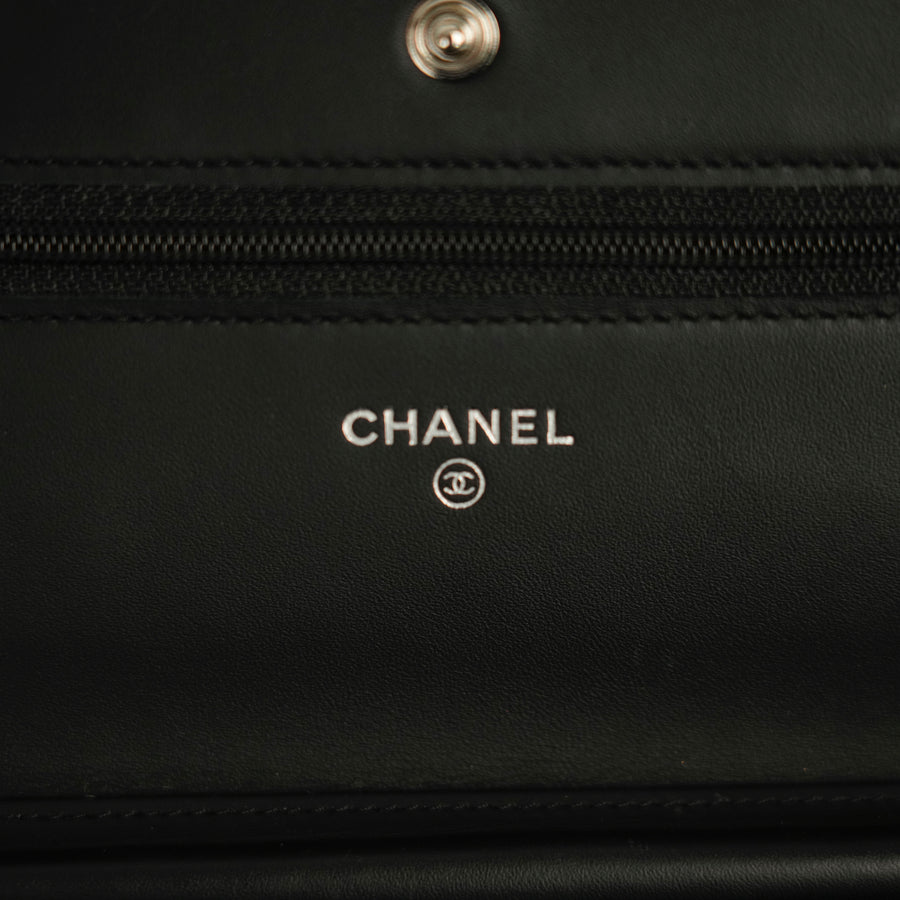 CHANEL Coco Mark Caviar Skin Shoulder Bag