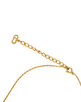 CHRISTIAN DIOR Heart Rhinestone Necklace