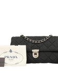 PRADA Nylon Quilted Shoulder Bag / Clutch Bag