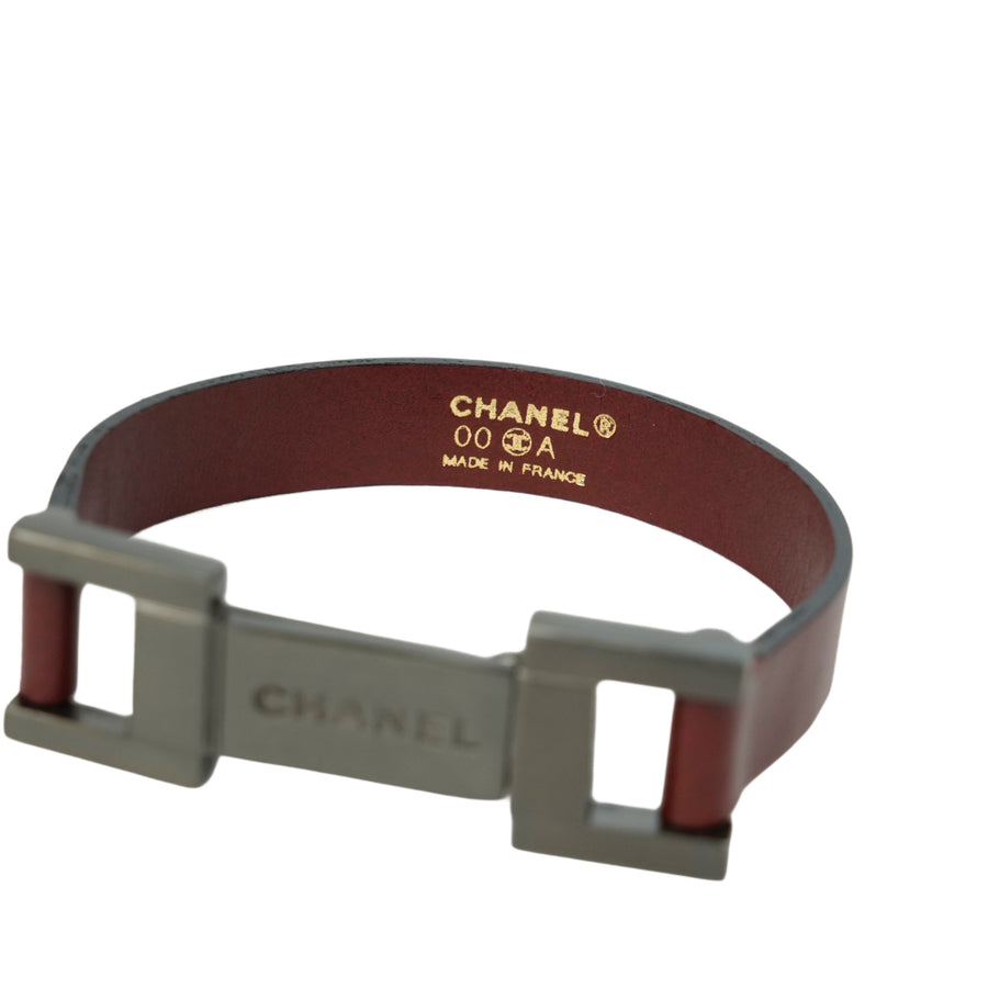 CHANEL Leather Bracelet