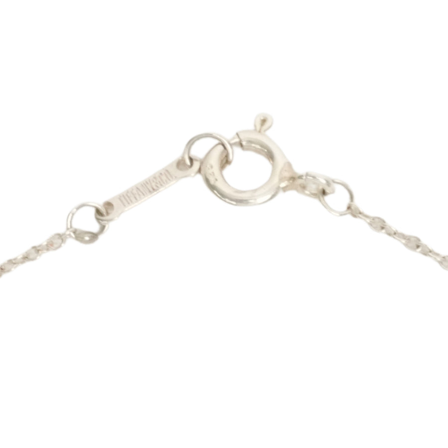 TIFFANY & CO. SV925 Curved Heart Necklace
