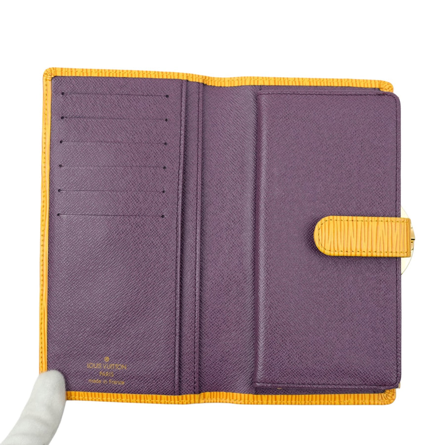 LOUIS VUITTON Epi Continental Viennois Long Wallet M63259