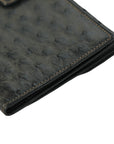 GUCCI Ostrich Long Wallet