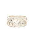 TIFFANY & CO. SV925 Paloma Picasso Triple Loving Heart Ring