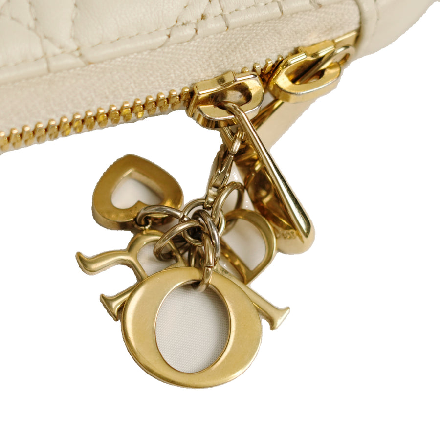 CHRISTIAN DIOR Lady Dior Call'in Dior Phone Holder / Shoulder Bag