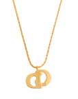 CHRISTIAN DIOR CD Logo Necklace