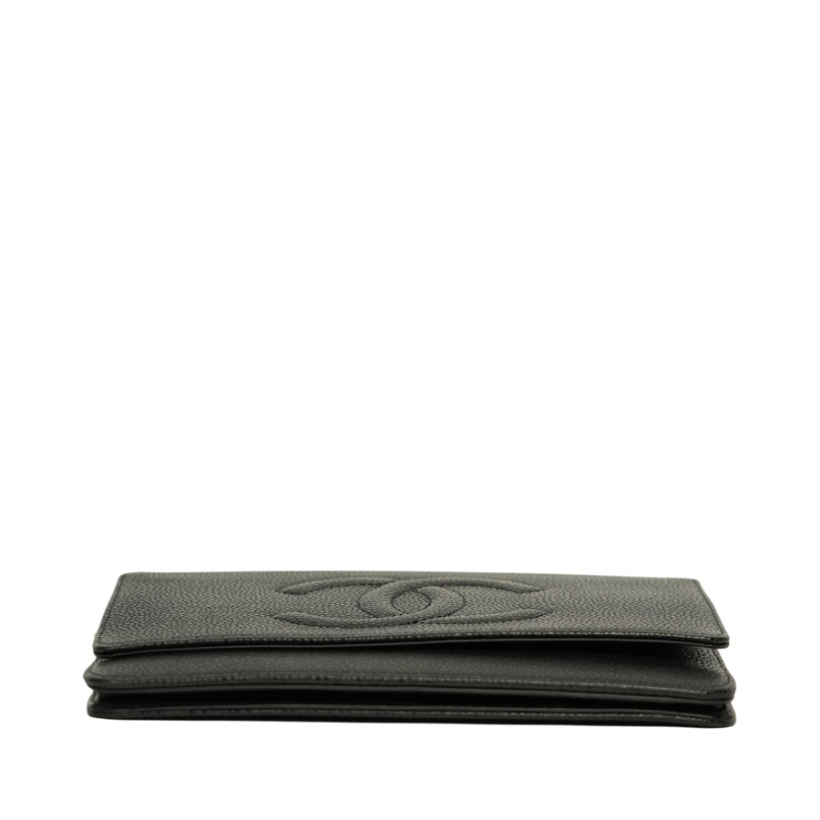 CHANEL Coco Mark Caviar Skin Shoulder Bag