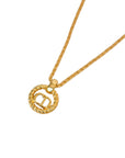 CHRISTIAN DIOR CD Logo Necklace