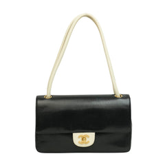 CHANEL 2000-2002 Coco Mark Punching Shoulder Bag