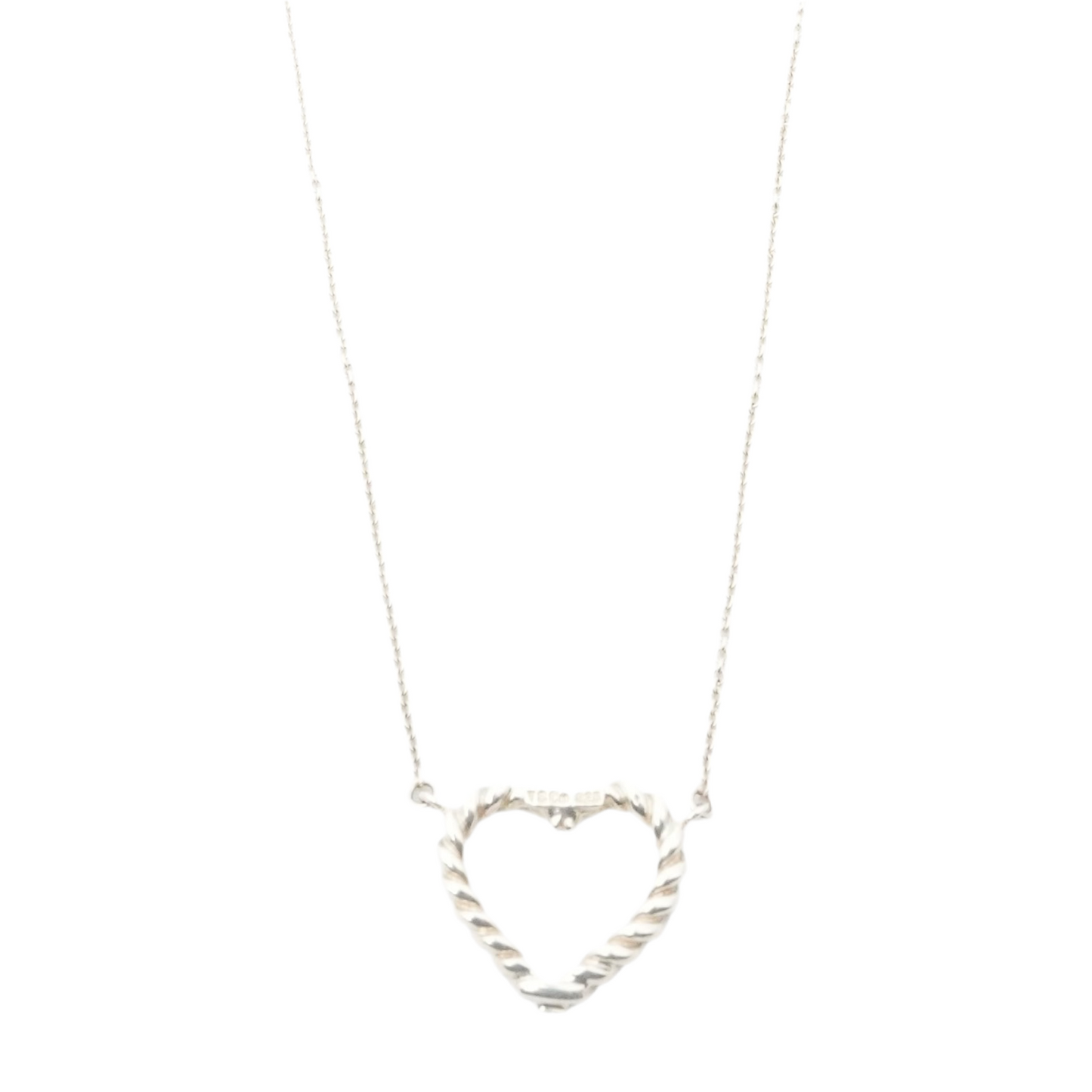 TIFFANY & CO. SV925 Twist Heart Necklace