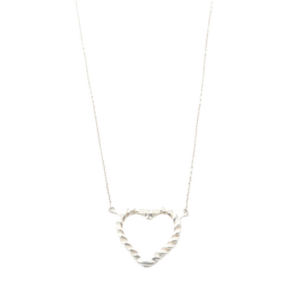 TIFFANY & CO. SV925 Twist Heart Necklace