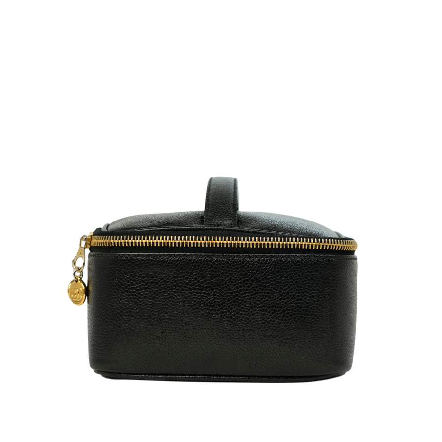 CHANEL 1996–1997 Caviar Leather Vanity Handbag