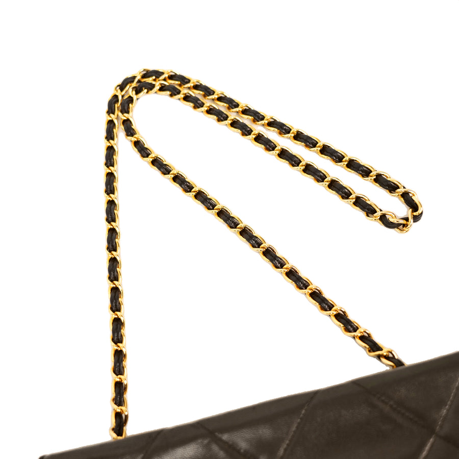 CHANEL 1986-1988Matelasse Chain Coco Mark Lambskin Shoulder Bag