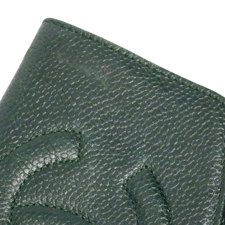 CHANEL 1996–1997 Coco Mark Caviar Leather Bi-Fold Long Wallet