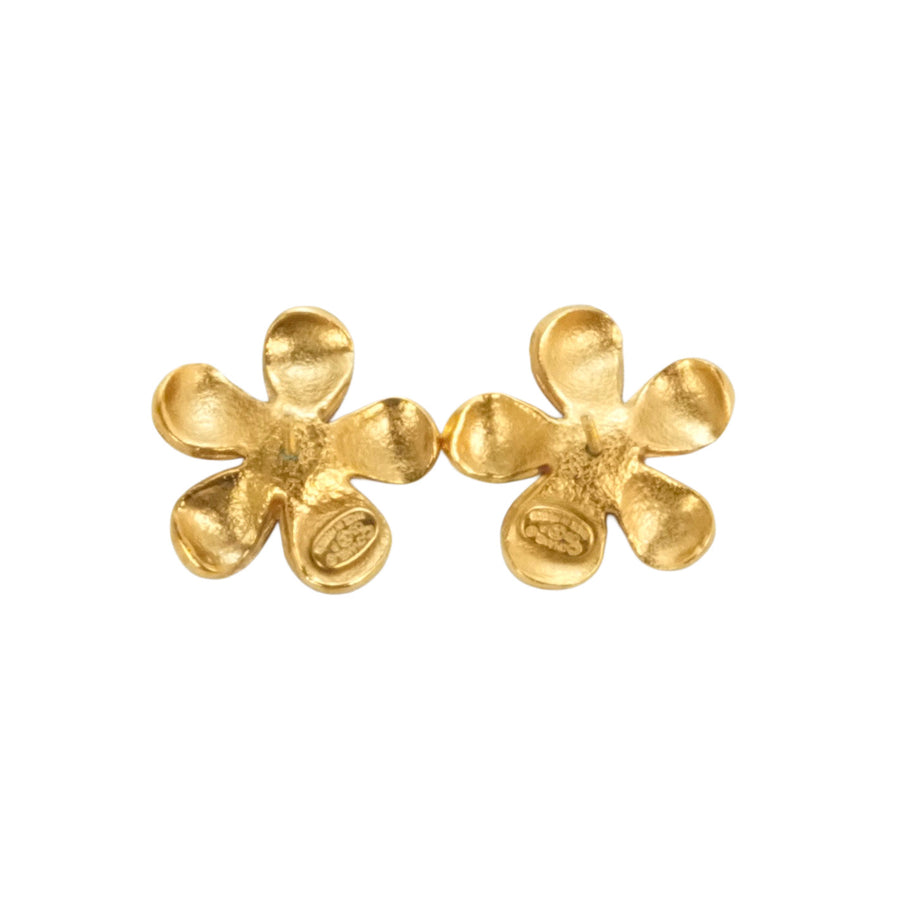 CHANEL Flower Earrings