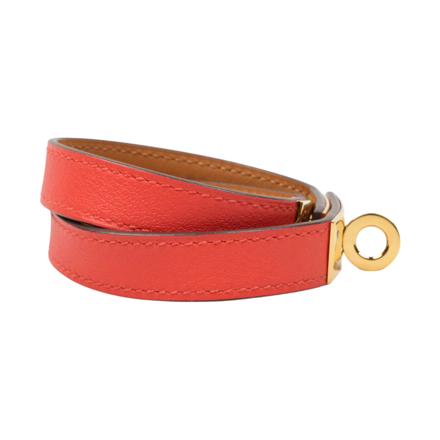 HERMES Mini Kelly Double Tour Bracelet