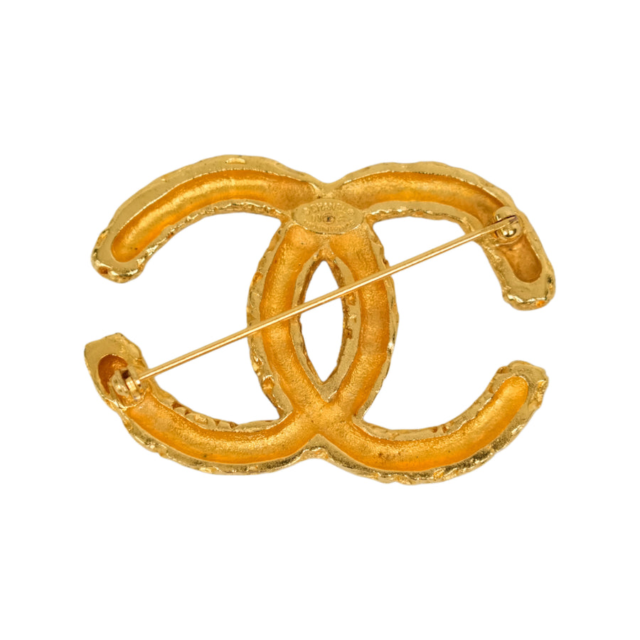 CHANEL Coco Mark Lava Brooch