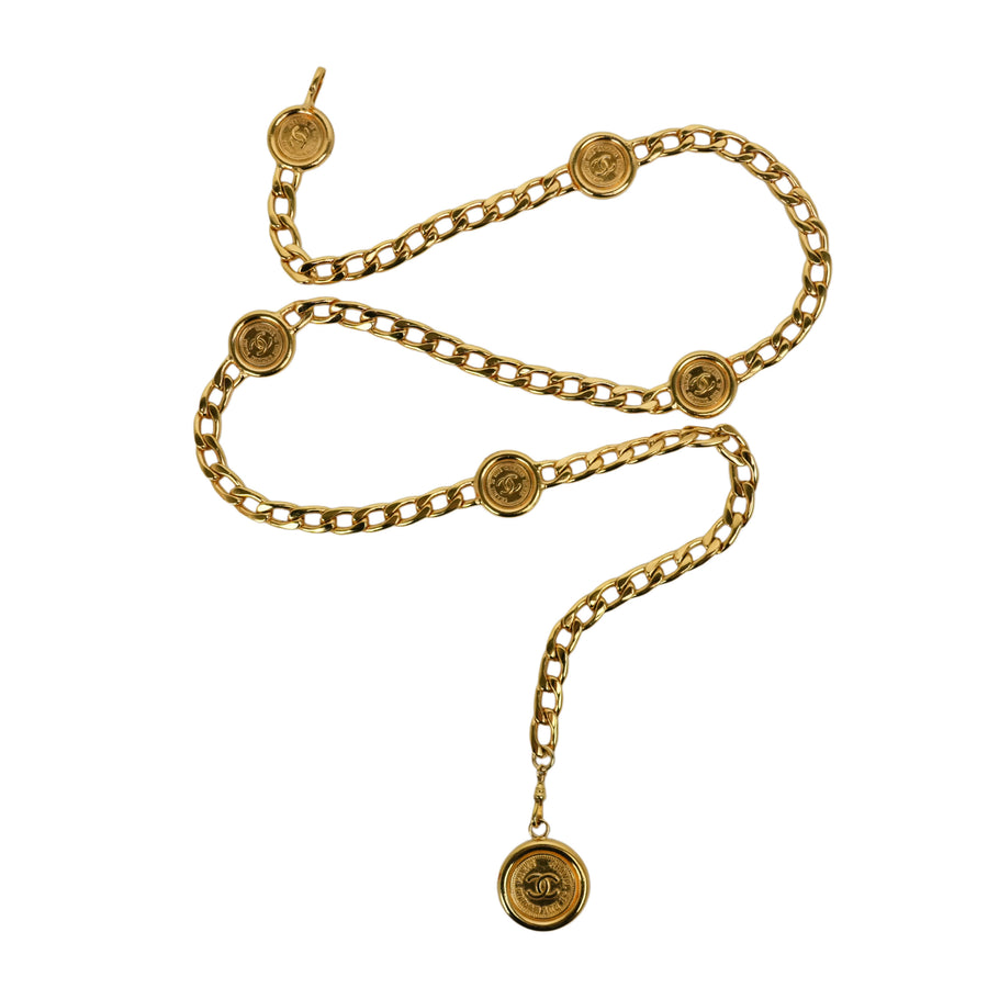 CHANEL Coco Mark Chain Belt