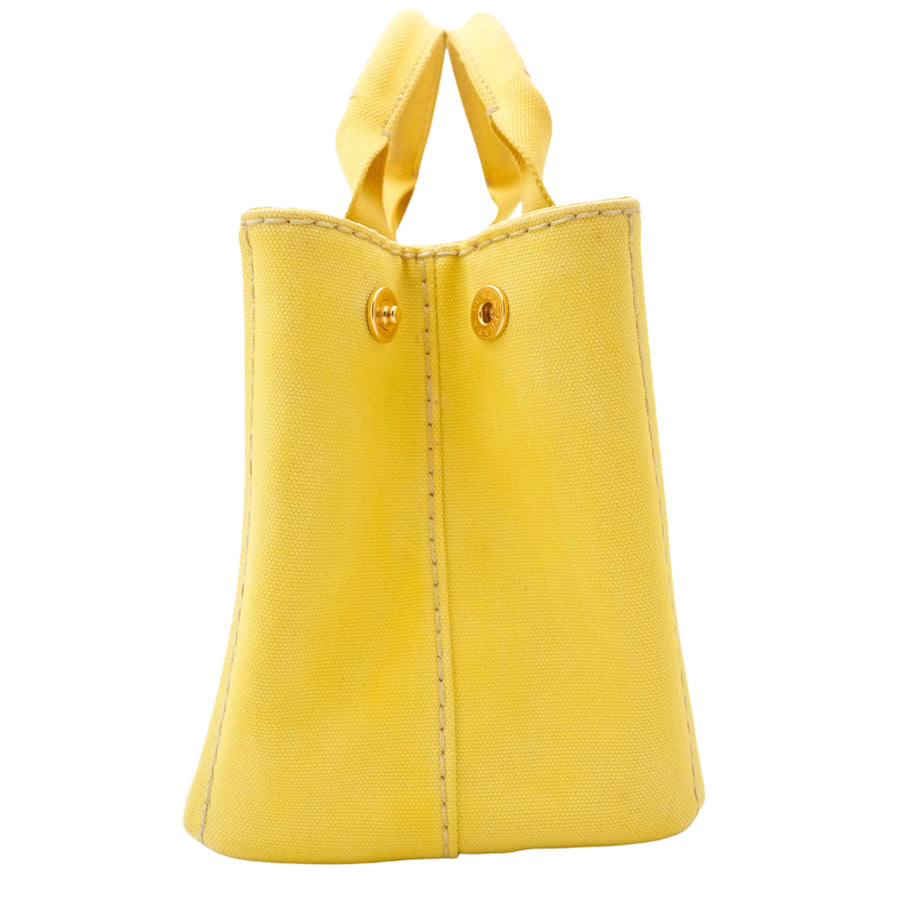 PRADA canvas Tote Bag/Handbag