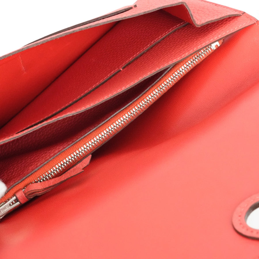HERMES Dogon GM Taurillon Clemence Wallet