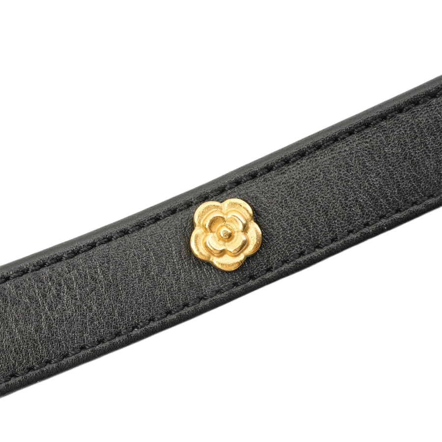 CHANEL 1993 Coco Mark Camellia Belt