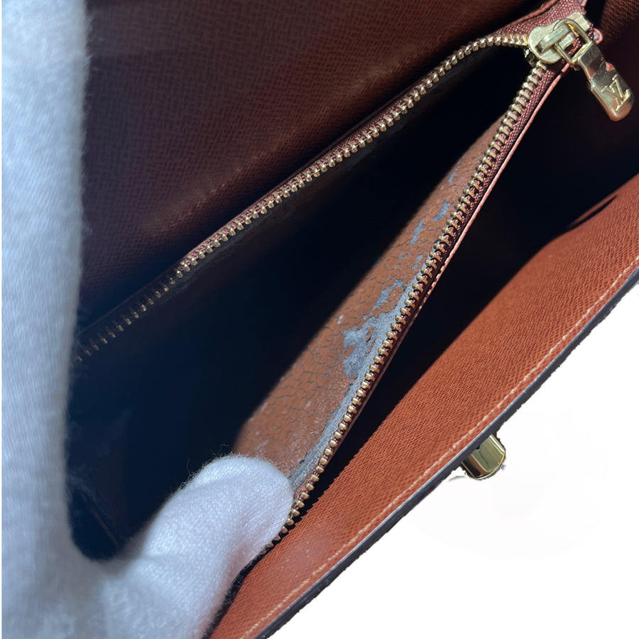 LOUIS VUITTON Monogram Malesherbes MM Canvas Handbag M51379