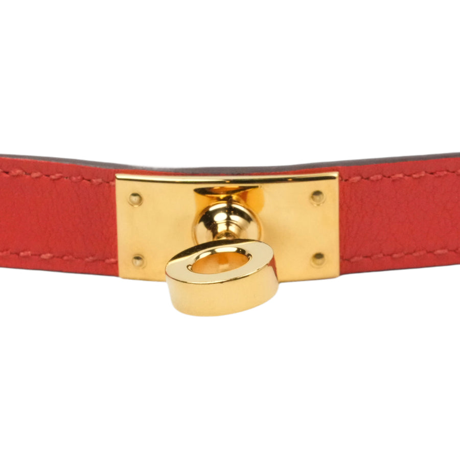 HERMES Mini Kelly Double Tour Bracelet