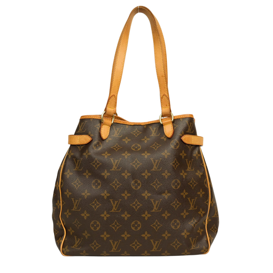 LOUIS VUITTON Monogram Batignolles Vertical Tote Bag M51153
