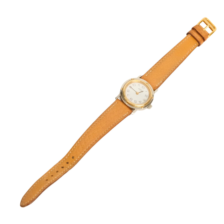 Hermes Clipper Leather Belt Watch