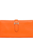 HERMES Bearn Dupli Long Wallet
