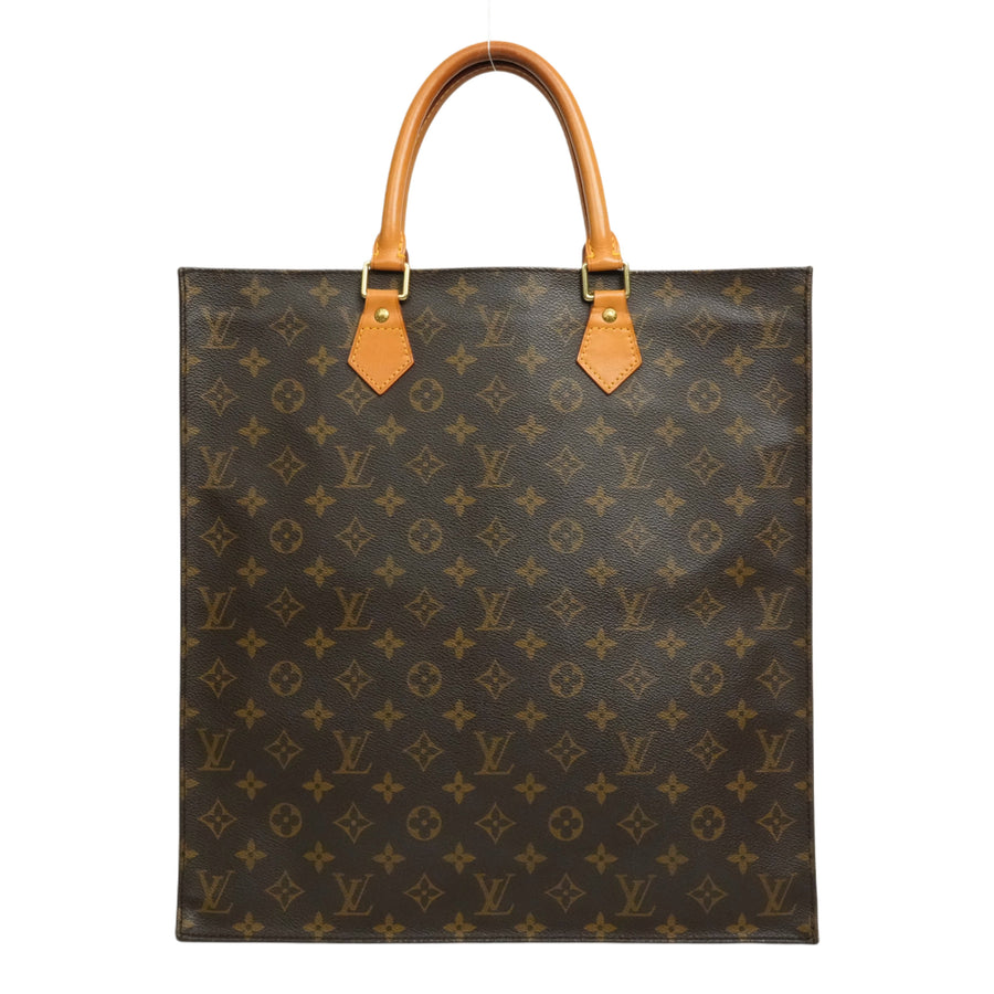 LOUIS VUITTON Monogram Sac Plat Handbag M51140
