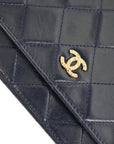CHANEL Matelasse CC Logo Chain Wallet/Shoulder Bag