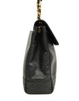 CHANEL 1996–1997 Coco Mark Caviar Leather Chain Shoulder Bag