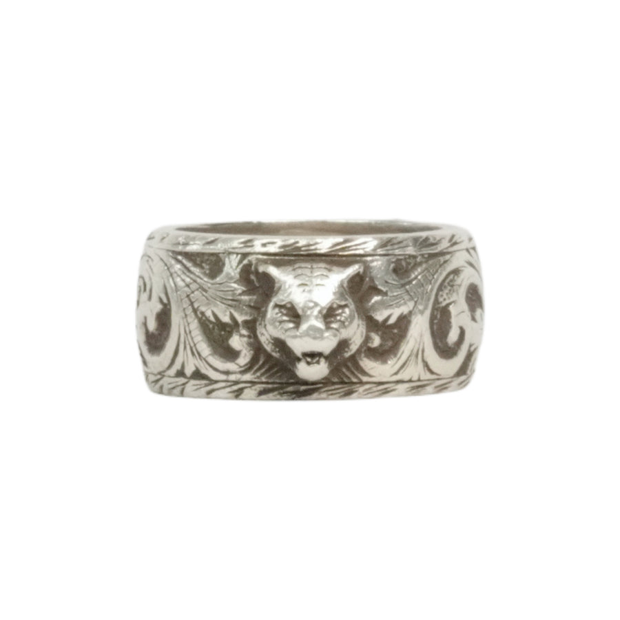 GUCCI SV925 Cat Head Ring