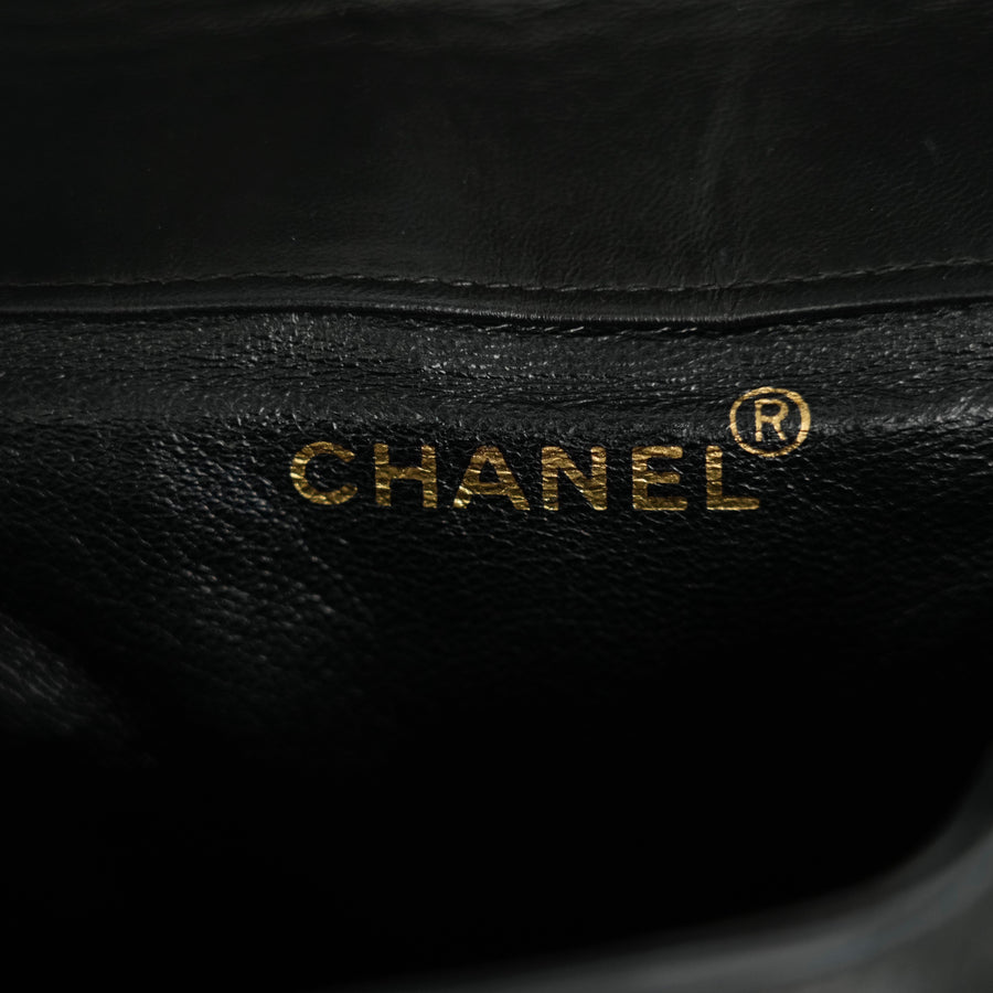 CHANEL 1994-1996 Matelassé Chain Lambskin Backpack