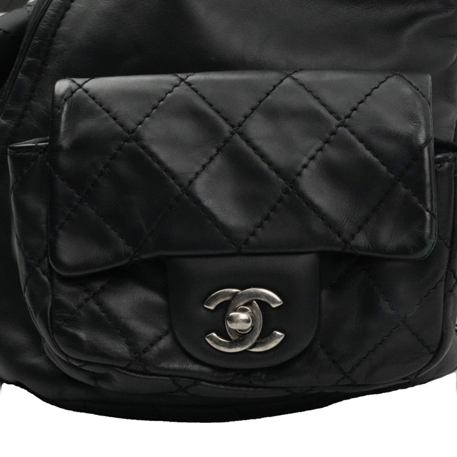 CHANEL 2012-2013 Matelassé Chain Lambskin Backpack