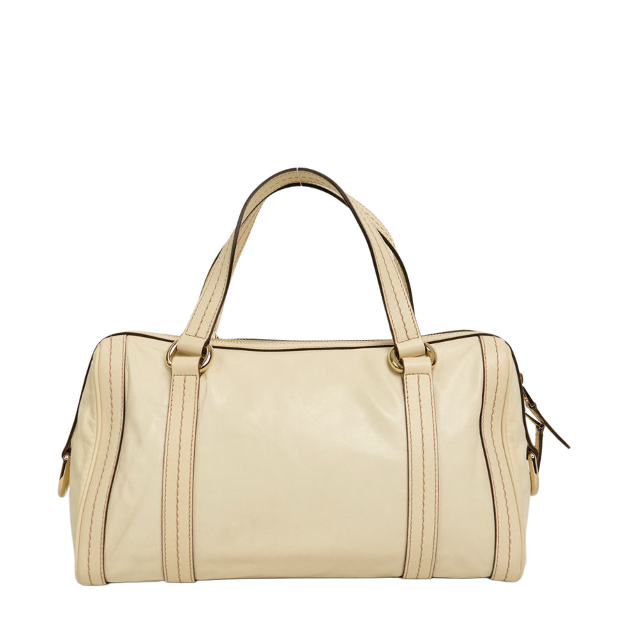 GUCCI Diamante Ribbon Boston 30 Handbag　