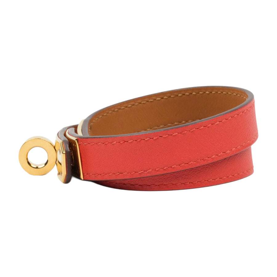 HERMES Mini Kelly Double Tour Bracelet