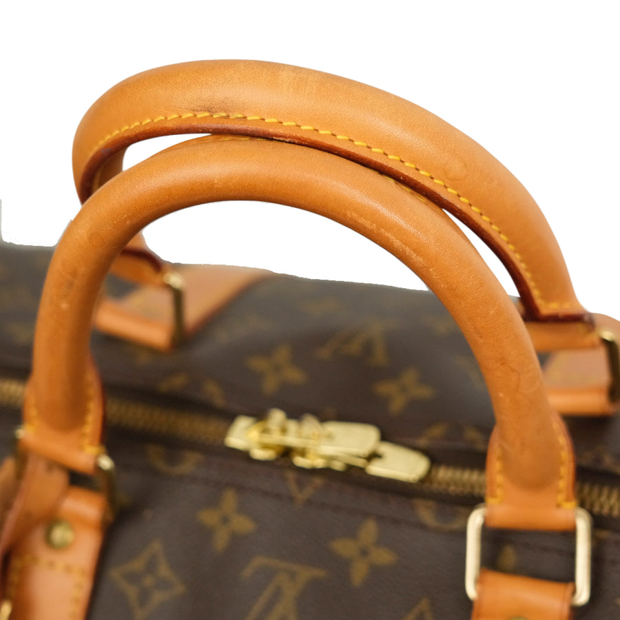 LOUIS VUITTON Monogram Keepall 55 Boston Handbag / Travel Bag M41424