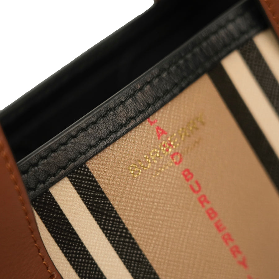BURBERRY Stripe Tote Bag